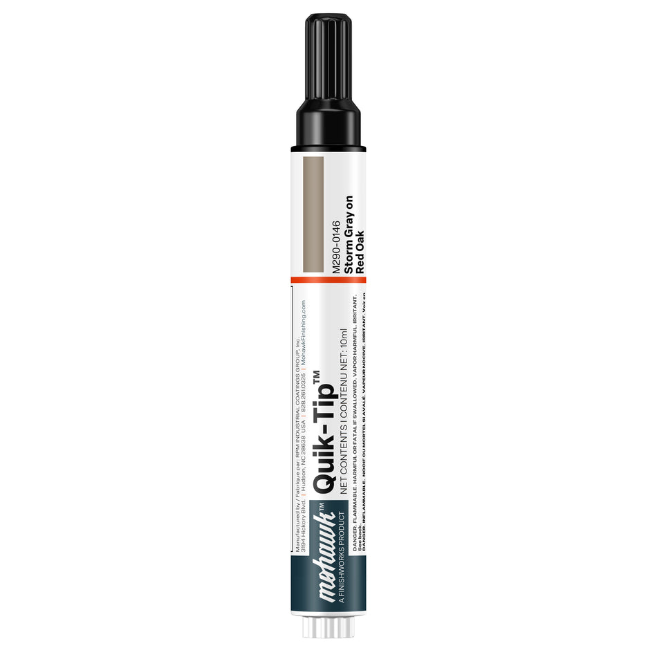 Quik-Tip Marker Storm Gray On Red Oak M290-0146