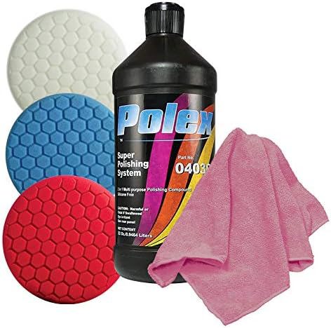 Eagle Abrasives Polex Multi Hex polishing kit foam pads automotive detailing system