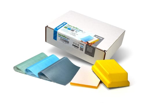 Eagle Abrasives Super Buflex sheet kit sanding system foam block interface pad automotive finishing