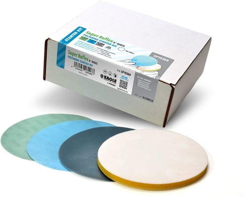Eagle Abrasives Super Buflex 6 inch NH disc kit sanding system automotive finishing