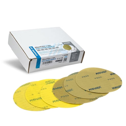 Eagle Abrasives 6 inch MaxFilm disc kit sanding system automotive surface prep