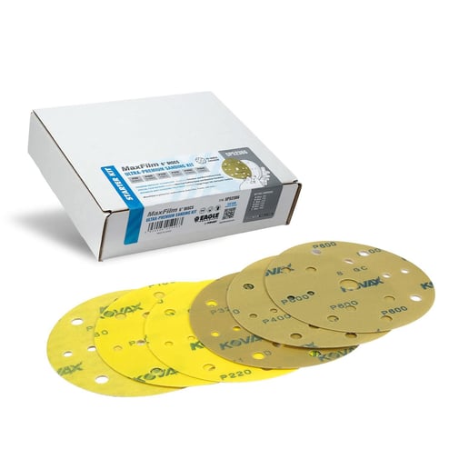 Eagle Abrasives 6 inch MaxFilm 15H disc kit film sanding system automotive prep