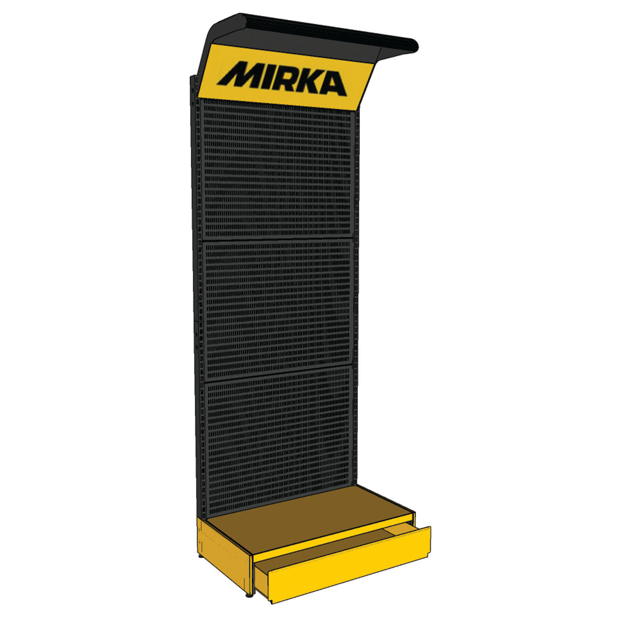 Mirka Alex Store Rack Solo 35.4 in NA, 1/Pkg