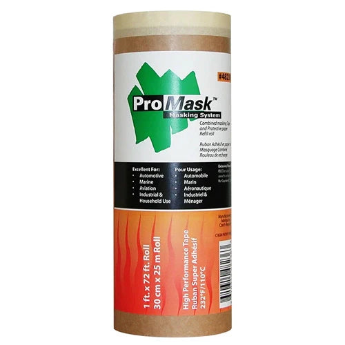 ProMask Pre-Taped Masking Film Roll with Dispenser