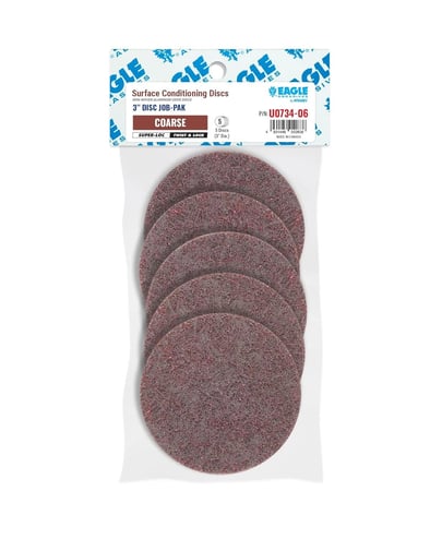 Eagle Abrasives 3 inch super loc NW coarse discs surface conditioning