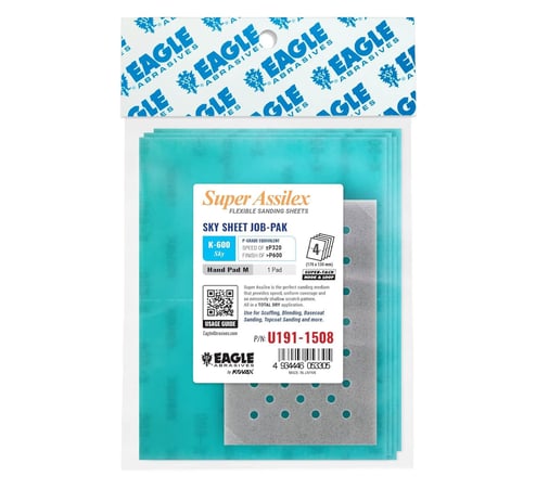Eagle Abrasives Assilex Sheets-Sky w/ M Pad