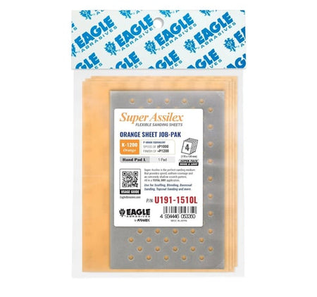 Eagle Abrasives Assilex orange sanding sheets L pad automotive dry sanding