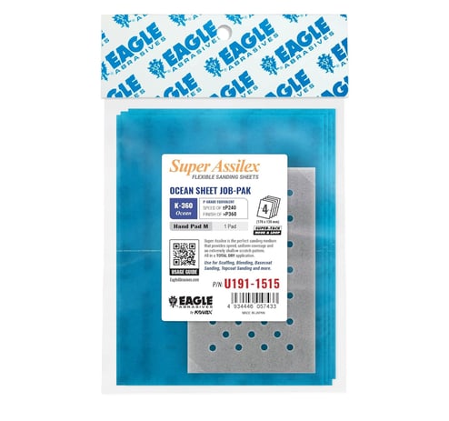 Eagle Abrasives Assilex Sheets-Ocean w/ M Pad