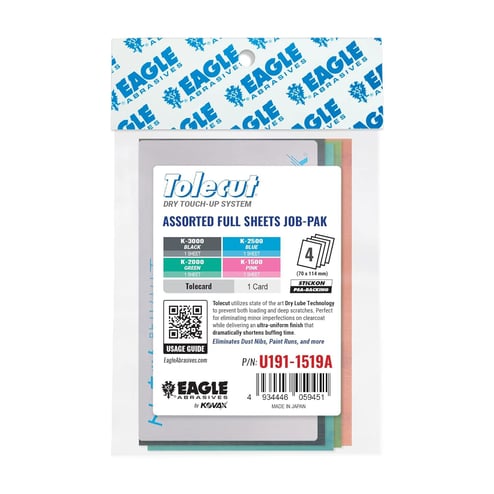 Eagle Tolexfut dry touch-up system packaging on a white background