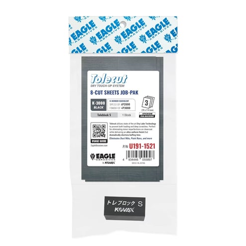 Eagle Abrasives Tolecut 8-Cut Shts - Blk w/ block