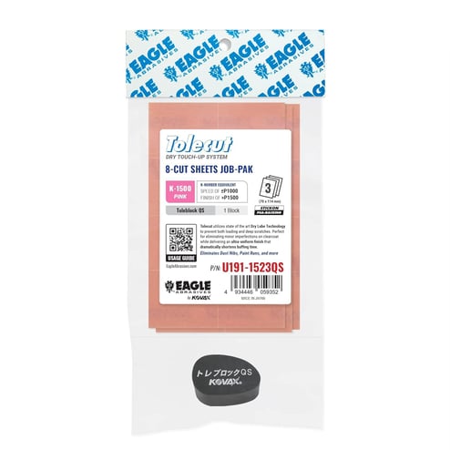 Eagle Abrasives Tolecut 8-Cut Shts - Pnk w/ Q block