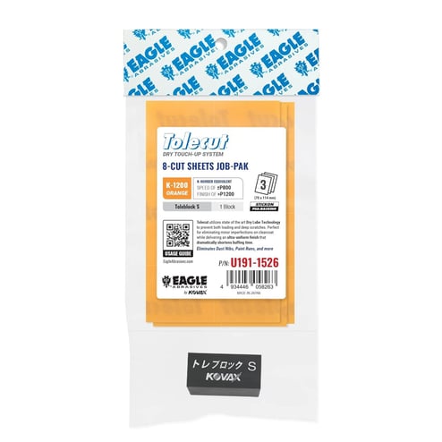 Eagle Abrasives Tolecut 8-Cut Shts - Ong w/ block