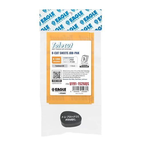 Eagle Abrasives Tolecut 8-Cut Shts - Ong w/ Q block