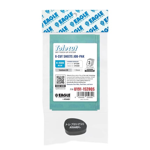 Eagle Abrasives Tolecut 8-Cut Shts - Blue w/ Q block