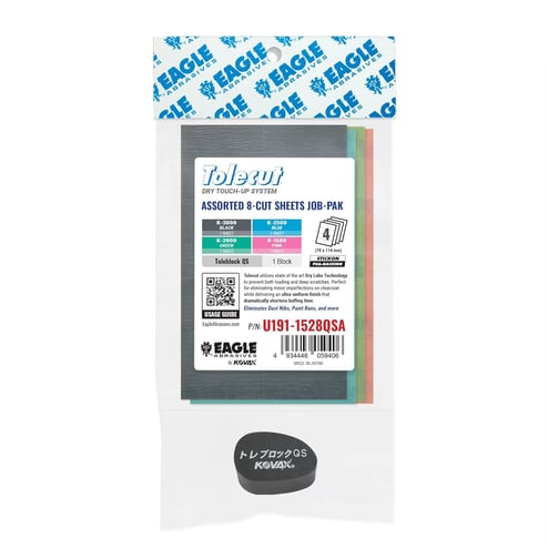 Package of Tolekut assorted cut sheets with Eagle branding on a white background