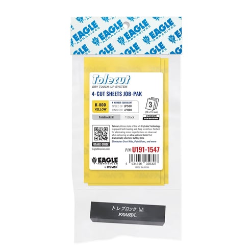 Eagle Abrasives Tolecut 4-Cut Shts - Yel w/ M block