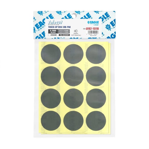Eagle Abrasives Tolecut T-Up black sanding discs paint defect removal