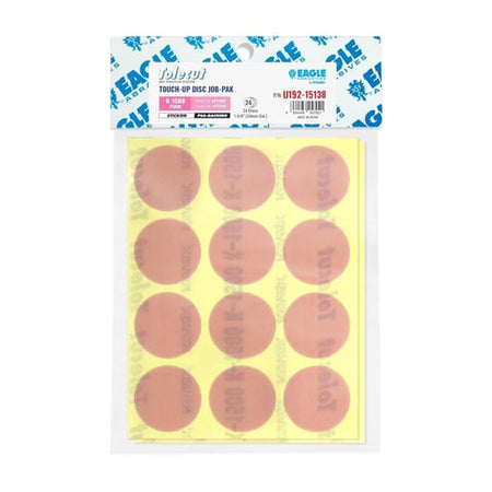 Eagle Abrasives Tolecut T-Up pink sanding discs ultra fine finishing