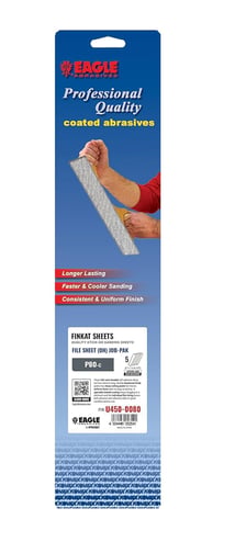 Eagle Abrasives PSA file sheets stick on sanding sheets air file automotive sanding