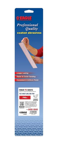 Eagle Abrasives PSA file sheets PS stickon sanding sheets automotive