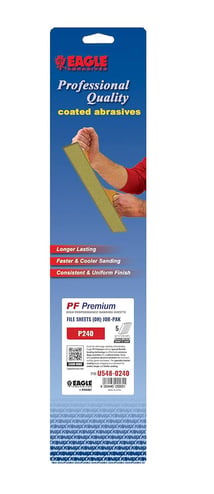 Eagle Abrasives PF Premium S Tack file sheets velour sanding sheets air file automotive