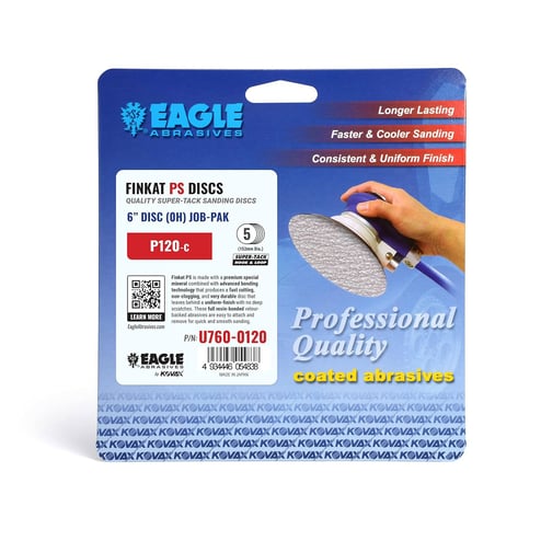Eagle Abrasives 6 inch S Tack PS sanding discs heavy duty automotive sanding