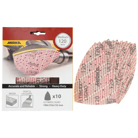 Mirka ULTIMAX LIGNO 4x6x6 in Grip 36H 240, 10/Pkg