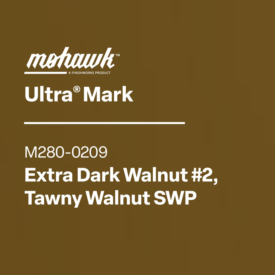 Ultra Mark Extra Dark Walnut #2, Tawny Walnut Swp M280-0209