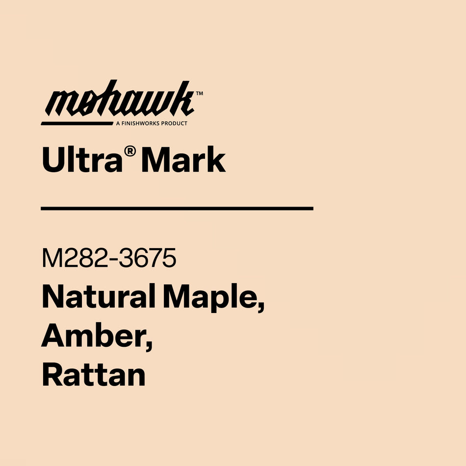 Ultra Mark Natural Maple, Amber, Rattan M282-3675