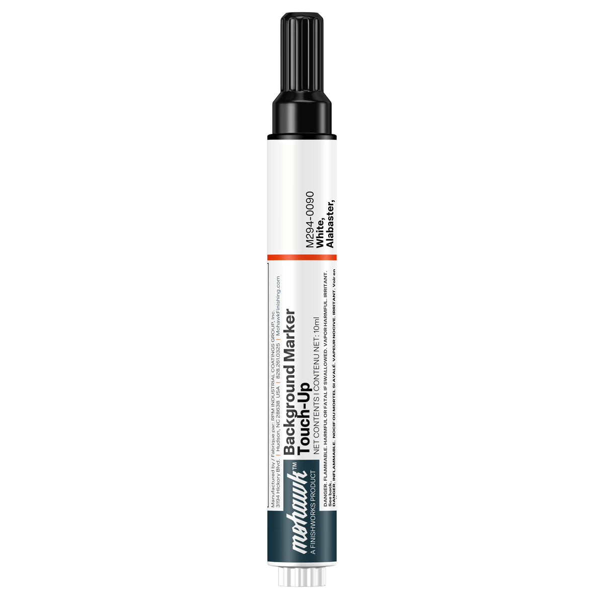Mohawk White Alabaster background marker touch-up pen for wood finish repair