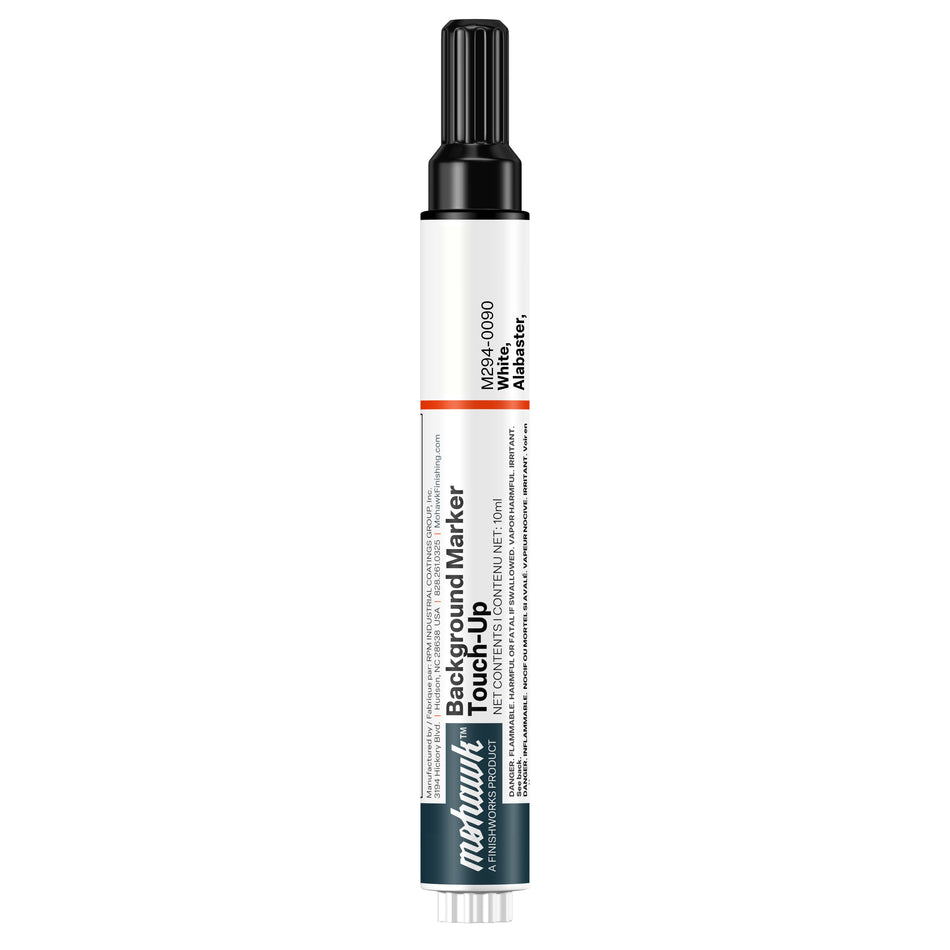 Mohawk White Alabaster background marker touch-up pen for wood finish repair