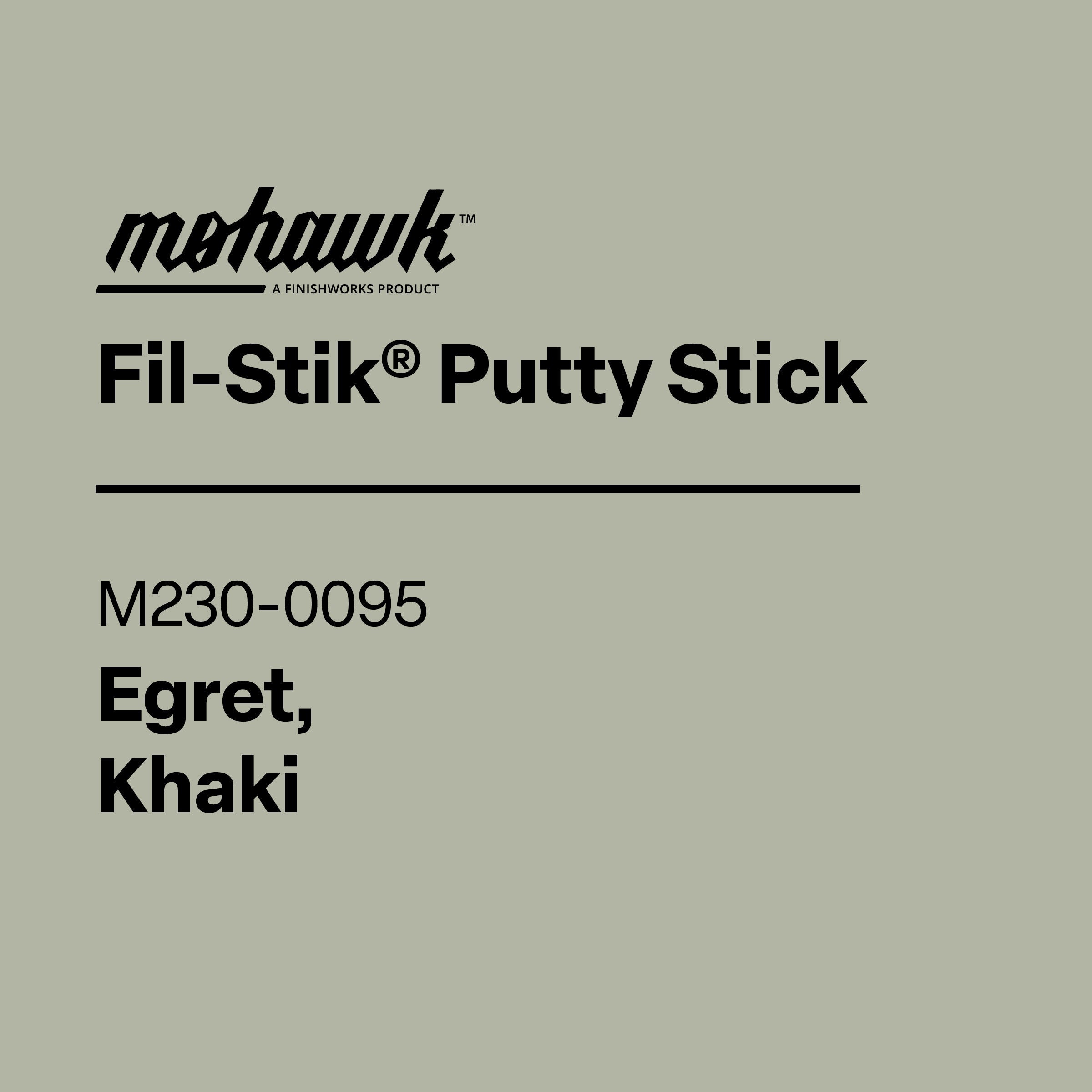 Mohawk M230-0095 Egret Khaki furniture scratch and nick touch-up stick