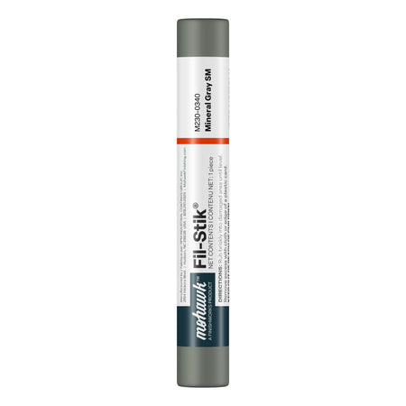 Mohawk Mineral Gray SM Fil-Stik wax putty stick for wood repair
