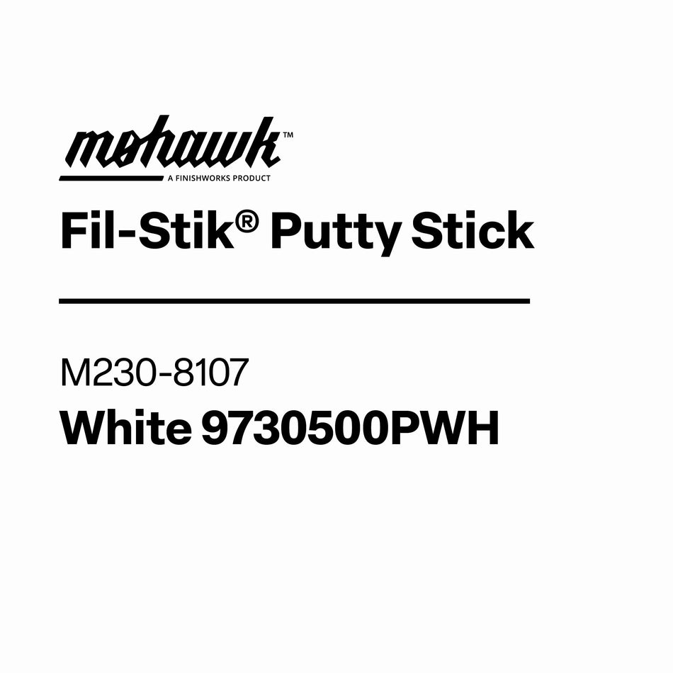 Mohawk M230-8107 White furniture scratch and nick touch-up stick