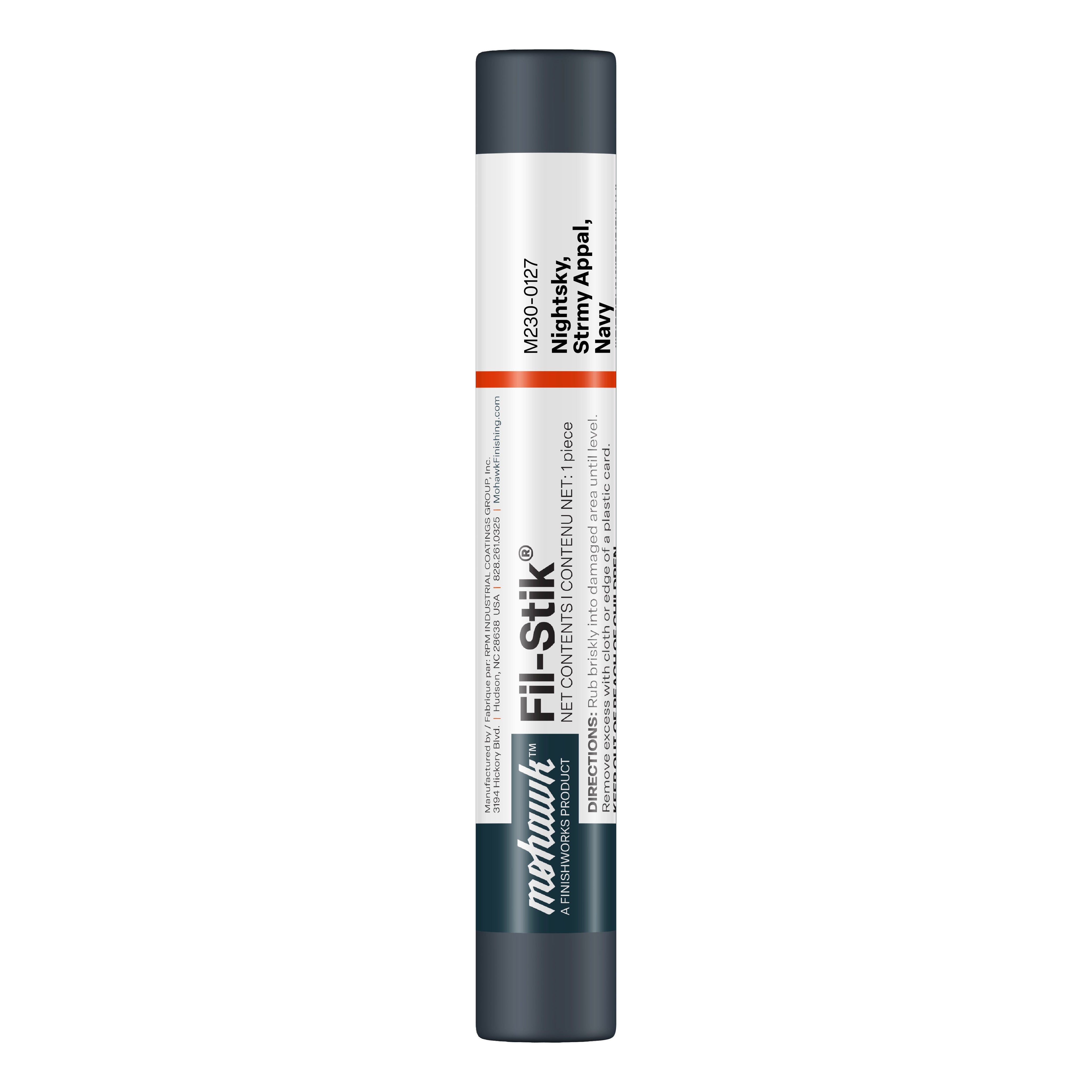 Mohawk Nightsky Strmy Appal Navy Fil-Stik wax putty stick for wood repair
