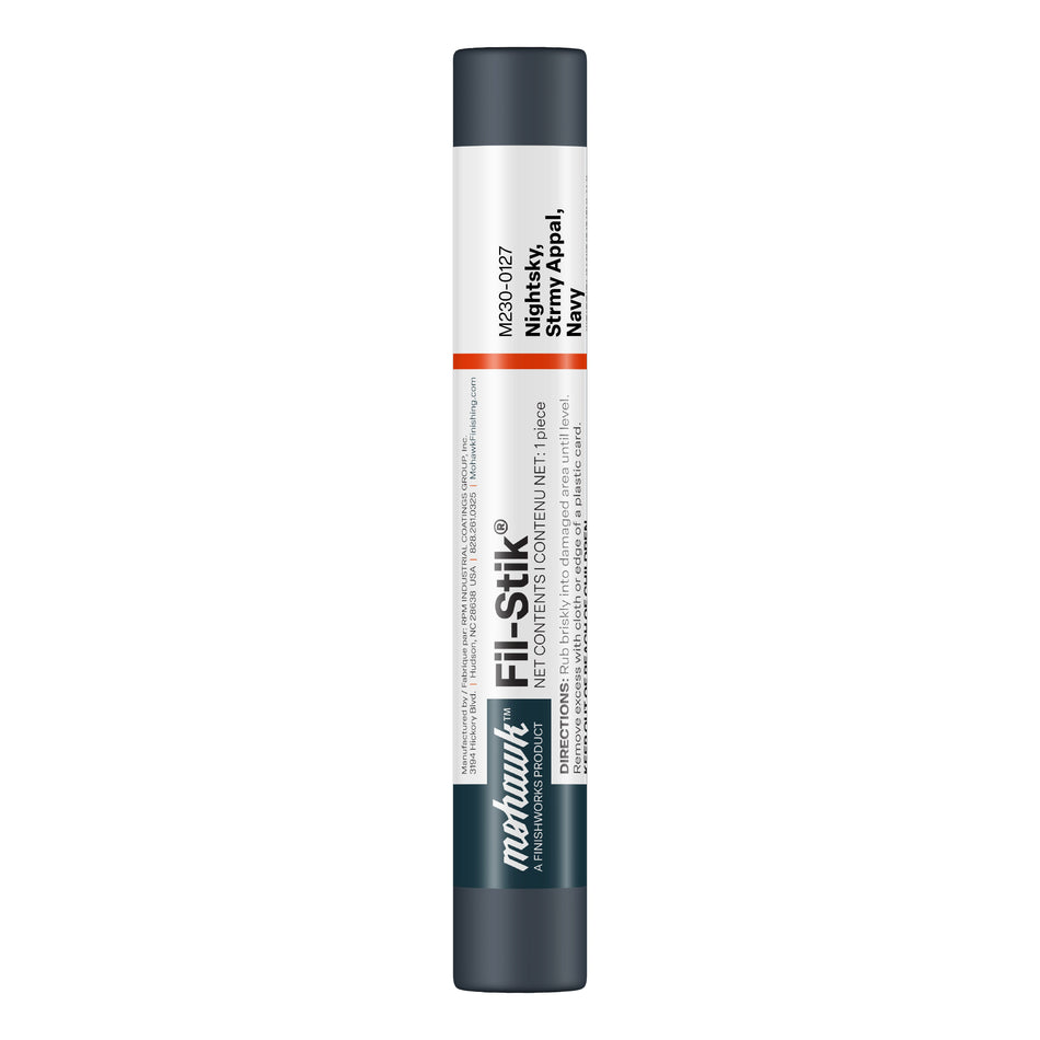 Mohawk Nightsky Strmy Appal Navy Fil-Stik wax putty stick for wood repair
