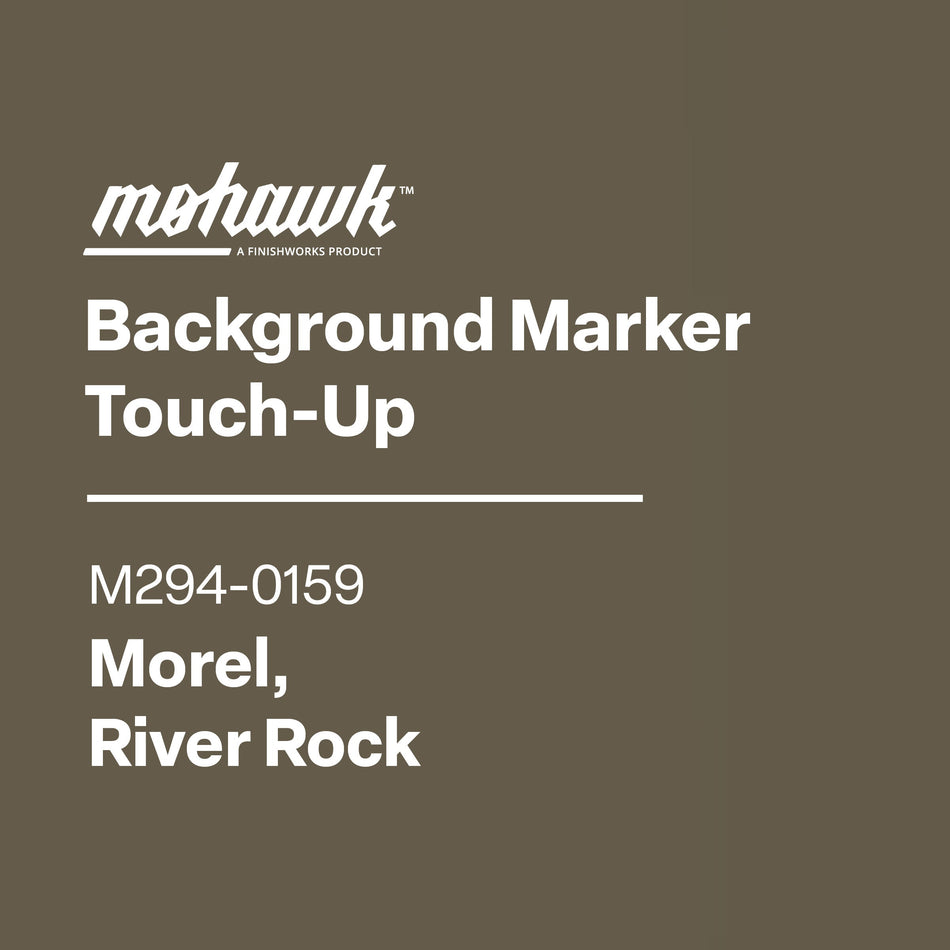 Mohawk Background Marker Touch-Up label on a brown background