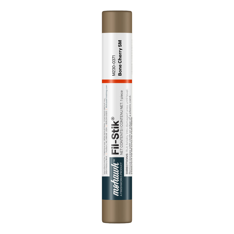 Mohawk Bone Cherry SM Fil-Stik wax putty stick for wood repair
