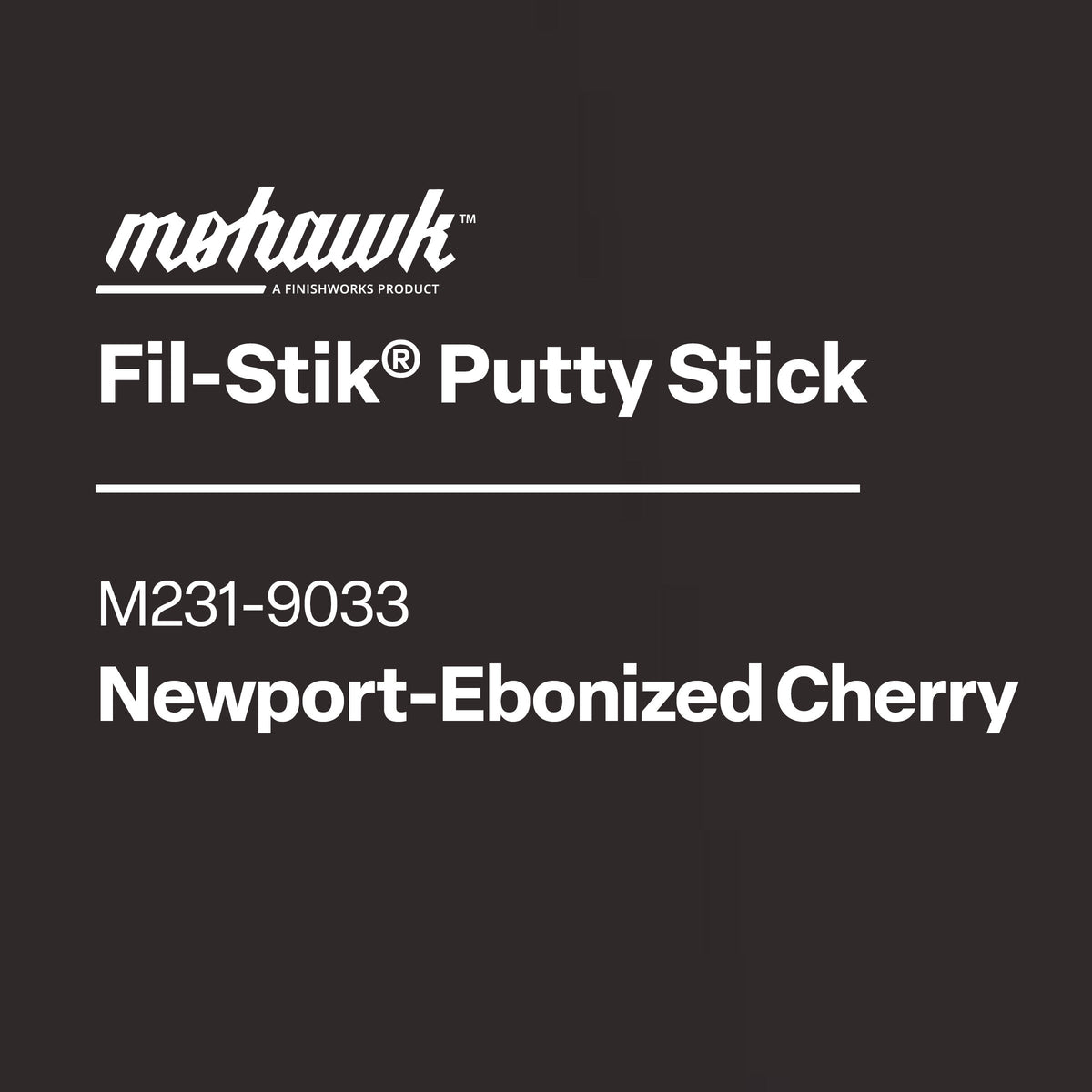 Mohawk Fil-Stik semi-hard wax wood repair touch-up stick M231-9033