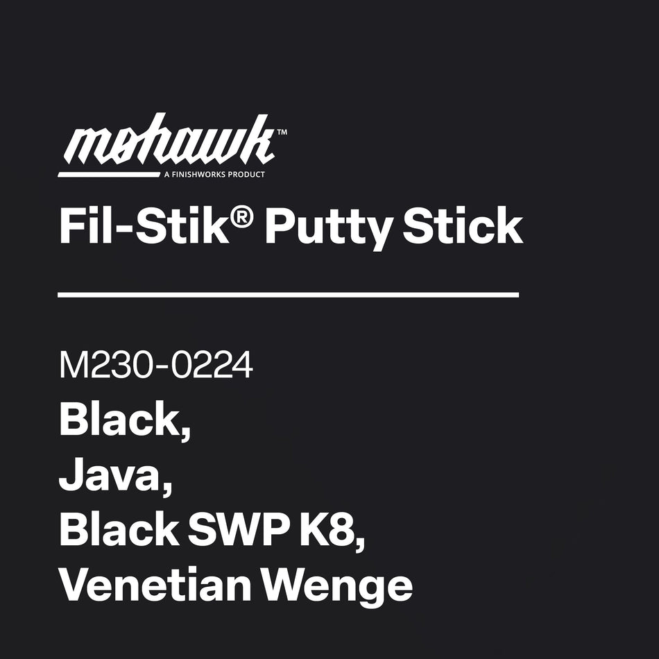 Mohawk M230-0224 Black furniture scratch and nick touch-up stick