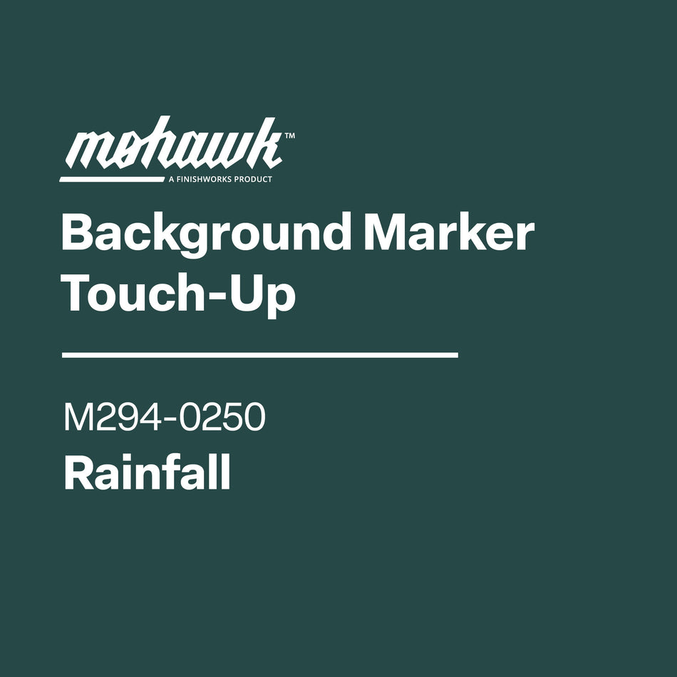 Mohawk Background Marker Touch-Up label with product details on a black background
