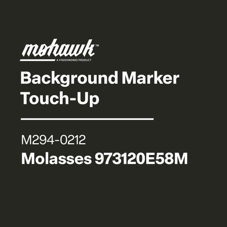 Mohawk Background Marker Touch-Up label with product details on a black background