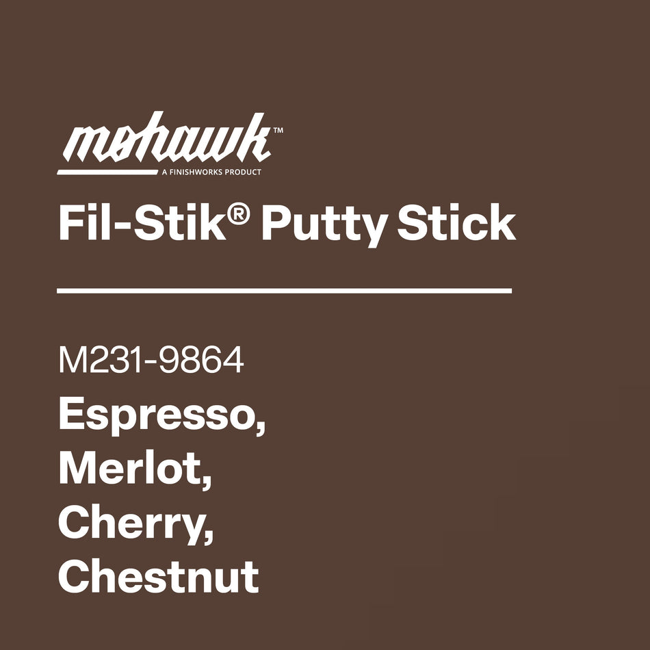 Mohawk Fil-Stik Merlot, Cherry, Chestnut