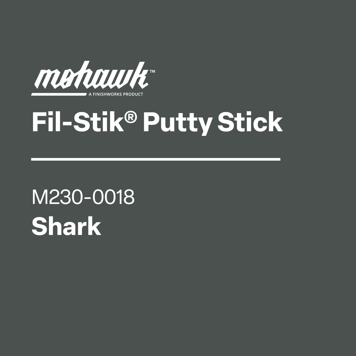 Mohawk Fil-Stik semi-hard wax wood repair touch-up stick M230-0018