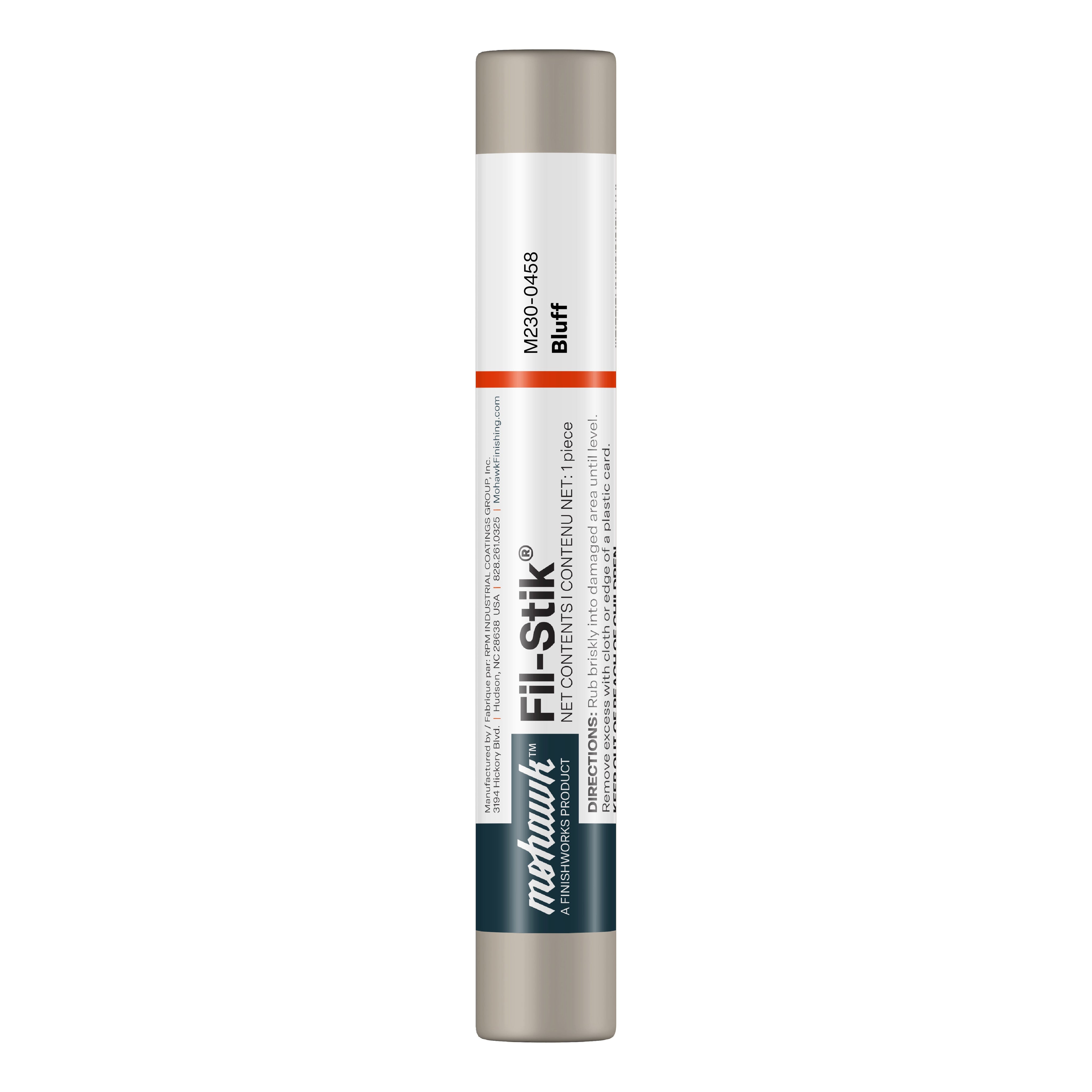 Mohawk Bluff Fil-Stik wax putty stick for wood repair