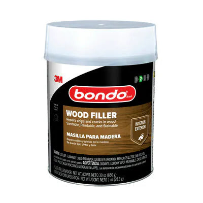 3M Bondo wood filler 30 oz repair damaged wood putty exterior interior
