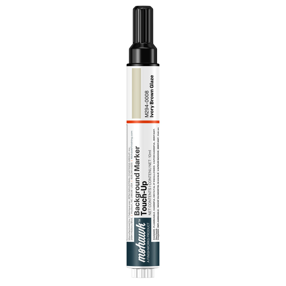 Mohawk Ivory Brown Glaze background marker touch-up pen for wood finish repair