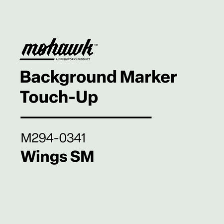 Label for Mohawk Background Marker Touch-Up in SM Stone color on a gray background