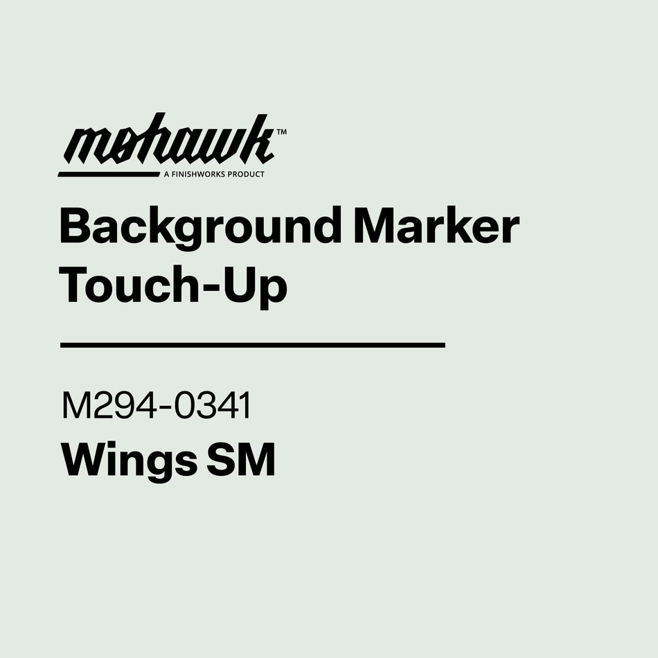 Label for Mohawk Background Marker Touch-Up in SM Stone color on a gray background