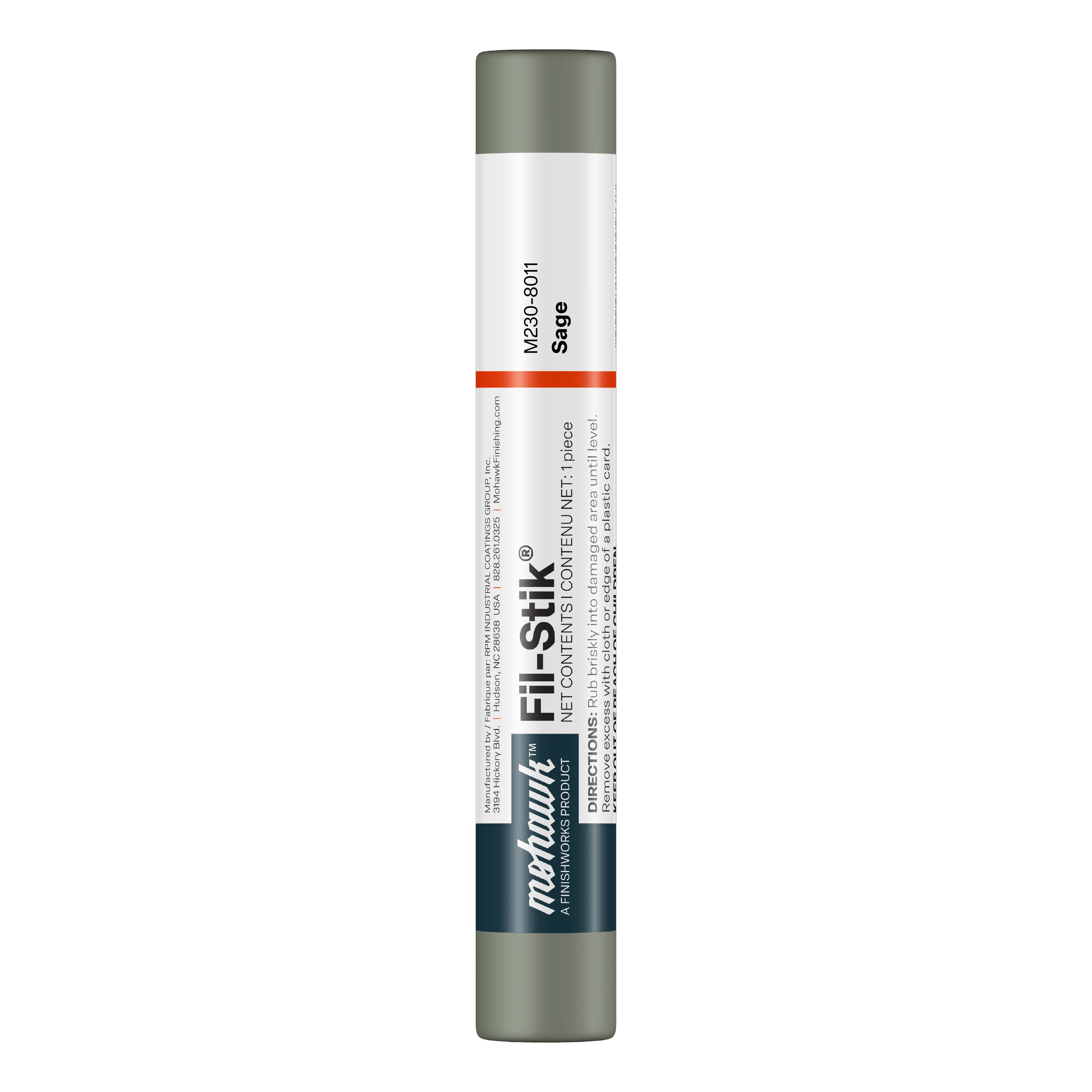 Mohawk Sage Fil-Stik wax putty stick for wood scratch repair